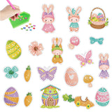 2pcs/set-Easter-Diamond Sticker