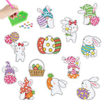 2pcs/set-Easter-Diamond Sticker