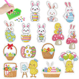 2pcs/set-Easter-Diamond Sticker