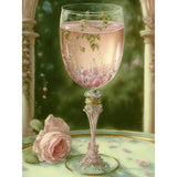 Flower Goblet-Full Round Drill Diamond Painting-30x40cm