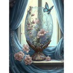 Flower Goblet-Full Round Drill Diamond Painting-30x40cm