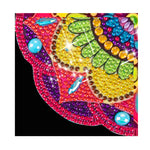 Mandala-Diamond Corner Bookmark