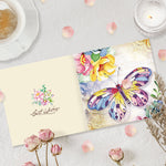 8pcs/Set-Flower-Diamond Greeting Cards