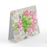 8pcs/Set-Flower-Diamond Greeting Cards