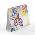 8pcs/Set-Flower-Diamond Greeting Cards