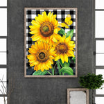 Sunflower-Full Round Diamond Painting-30x40cm