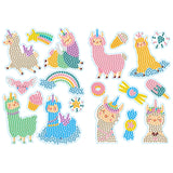 2pcs/set-Cartoon Animal-Diamond Sticker