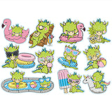 2pcs/set-Cartoon Animal-Diamond Sticker