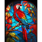 Parrot-Full Round Diamond Painting-30x40cm