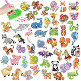 4pcs/set-Animal-Diamond Sticker