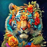 Tai Chi Tiger-Full Round Diamond Painting-40x40cm