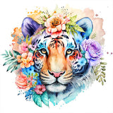 Tai Chi Tiger-Full Round Diamond Painting-40x40cm