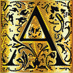 24 Alphabet-Diamond Sticker