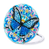 Butterfly-Diamond Makeup Mirror