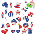 2pcs/set-Independence Day-Diamond Sticker