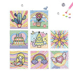 8pcs/set-Animal-Diamond Sticker