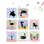 8pcs/set-Animal-Diamond Sticker