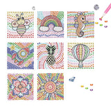 8pcs/set-Animal-Diamond Sticker