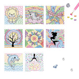 8pcs/set-Animal-Diamond Sticker