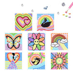 8pcs/set-Animal-Diamond Sticker