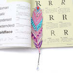 DIY Diamond Painting-Feather Bookmark