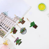 5Pcs Yoda Double Sided Diamond Painting Keychain