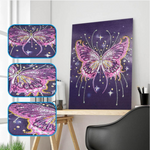 Crystal Rhinestone - Butterfly 30x40CM