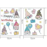 2pcs Christmas DIY Diamond Drawing Stickers