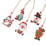 5pcs/set Double Sided Christmas DIY Diamond Painting  Hanging Pendant Trees Decoration