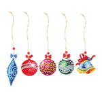 5pcs/set Double Sided Christmas DIY Diamond Painting  Hanging Pendant Trees Decoration