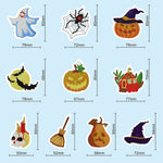 10pcs/set DIY Diamond Painting Decoration Christmas / Halloween Tree Pendants