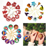 10pcs/set DIY Diamond Painting Decoration Christmas / Halloween Tree Pendants