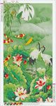 Lotus Pond and Crane - Full Drill Round Drill Painting - 85x45cm