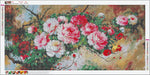 Flower - Full Drill Round Drill Painting  - 100x55cm