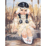 Village Girl Kit Full Drill Paintings