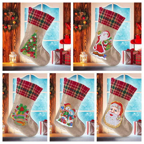 Diamond Painting Xmas sock