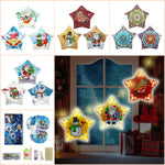 3pcs/set Diamond Painting Christmas Tree Led Hanging Lights