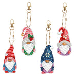 Christmas-Full Special Shaped Diamond Keychain