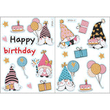 2pcs Christmas DIY Diamond Drawing Stickers