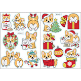 2pcs Christmas DIY Diamond Drawing Stickers