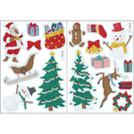 2pcs Christmas DIY Diamond Drawing Stickers