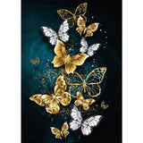 Butterfly - Full Round Diamond Painting 30*40cm