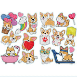 2pcs DIY Diamond Painting Cartoon Stickers