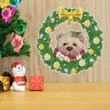 1pc DIY Christmas Wreath Stickers