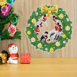 1pc DIY Christmas Wreath Stickers