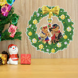 1pc DIY Christmas Wreath Stickers