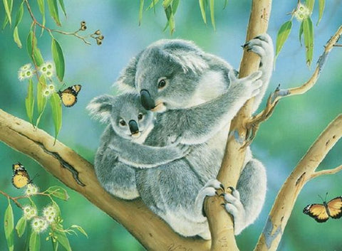 KOALA FULL ROUND DIAMOND PAINTING 40*30cm